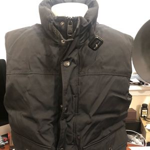 Burberry black winter vest.